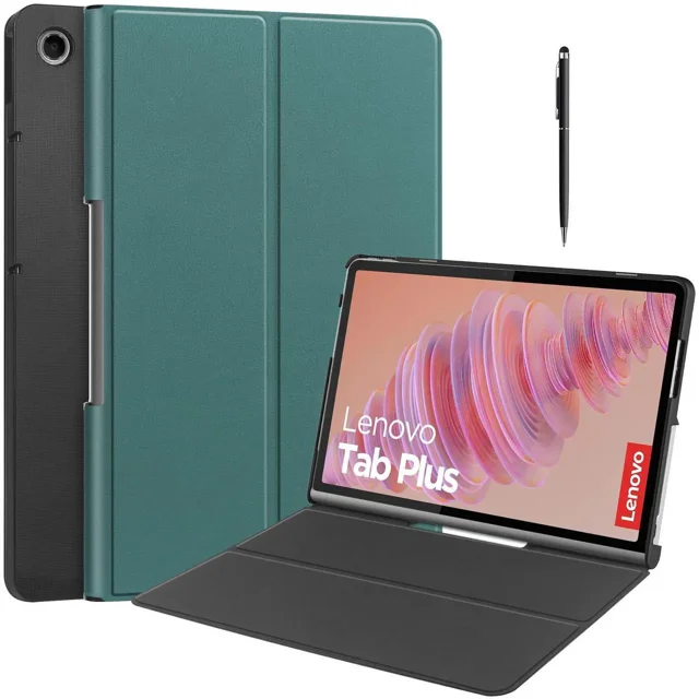 Étui pour Lenovo Tab Plus 11,5 Pouces 2024 To351FU, Couverture Intelligente Mince, Étui Rigide Légère de Protection avec Support Multi-Angle, Stylet Universel