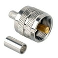 thumbnail image 4 of 10pcs Plug Crimp-Type UHF PL-259 Male Crimp Connector Adapter for RG142 LMR195 Type Coax Cable, 4 of 11