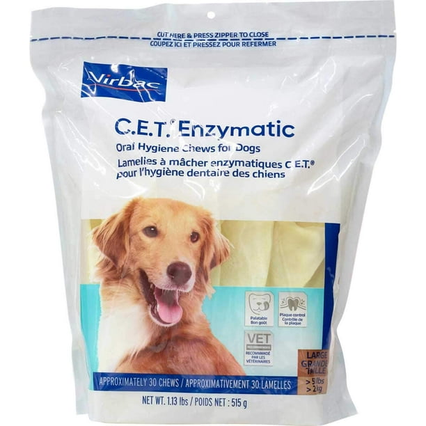 C.E.T. Enzymatic Oral Hygiene Chews for Large Dogs (51+ Pounds) 90