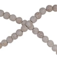 thumbnail image 2 of Vickerman 72" White Wooden Bead Garland, 2 pieces per unit., 2 of 3