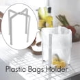 thumbnail image 2 of Home Plastic Bags Holder Tower Kitchen Stand Holder for Bottles, Cups and Wine Glass Baggy Rack -Wh, 2 of 5
