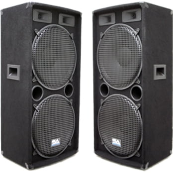 38cm DJ PA Lautsprecher Club Bass Subwoofer Party Box Speaker 800 Watt 15" 