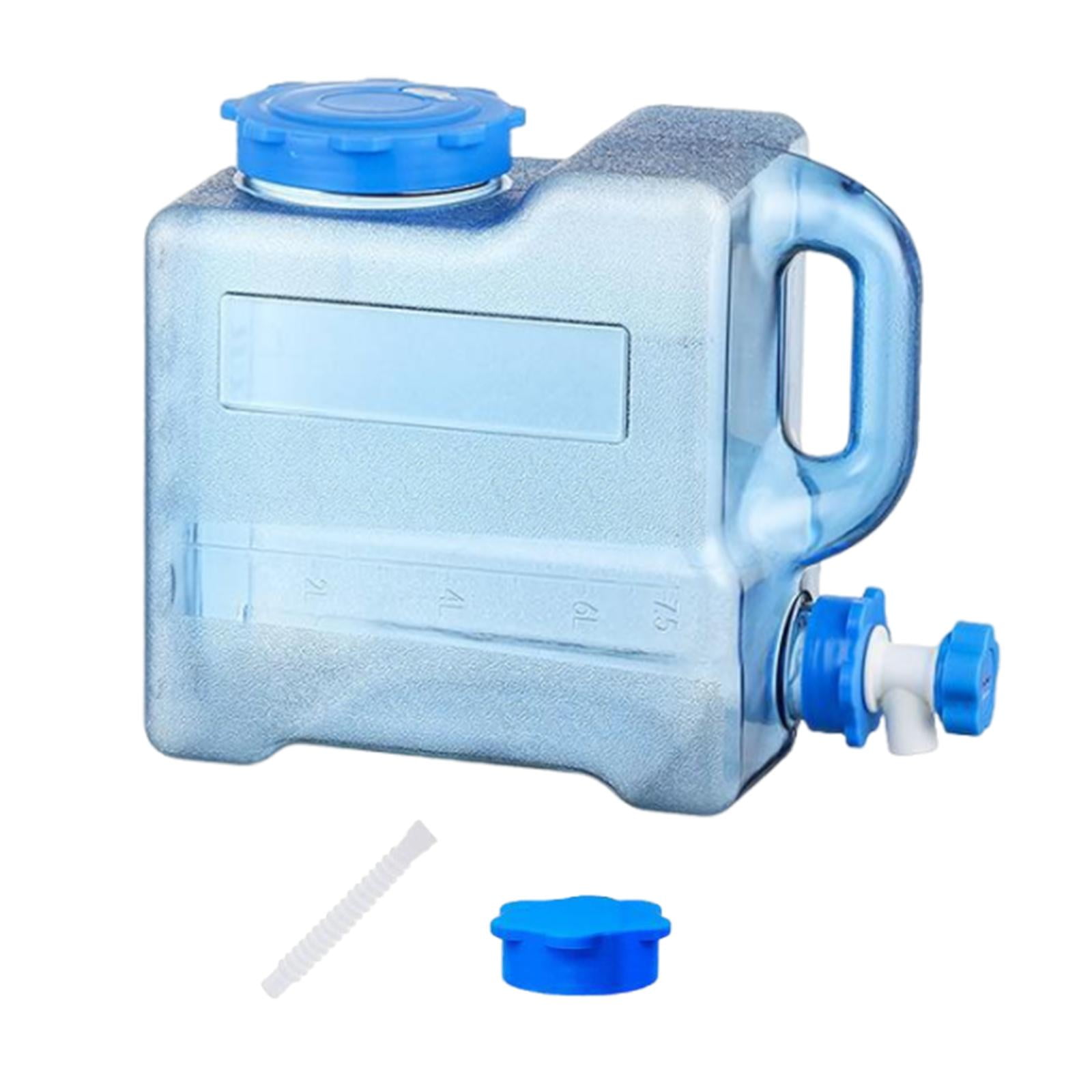 simhoa Camping Water Container with Faucet No Leakage Large Water Storage Jug Water Carrier for RV Handwashing Emergency Backpacking 7.5L