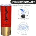 thumbnail image 4 of Shotgun Shell Style Insulated Skinny Tumblers Cup Coffee Mug with Lid Creativity Gift 20oz - Reusable Stainless Steel Water Bottle for Hot & Cold Drinks Tea Cup Iced Coffee Travel Mug, 4 of 6