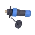 thumbnail image 1 of Waterproof Plug Socket, Industrial Connector Adapter AC 380V SP20 4 Hole Mounting  For Communications For Electronic Equipments, 1 of 8