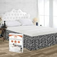 thumbnail image 1 of SGI Bedding 18 Inch Wrap Around Bed Skirt | Microfiber Bed Skirt | Fade Resistant, Wrinkle Free, Anti-static, Decorative, Extra Storage Space, Clutter-Free | Full, Zebra Print, 1 of 6