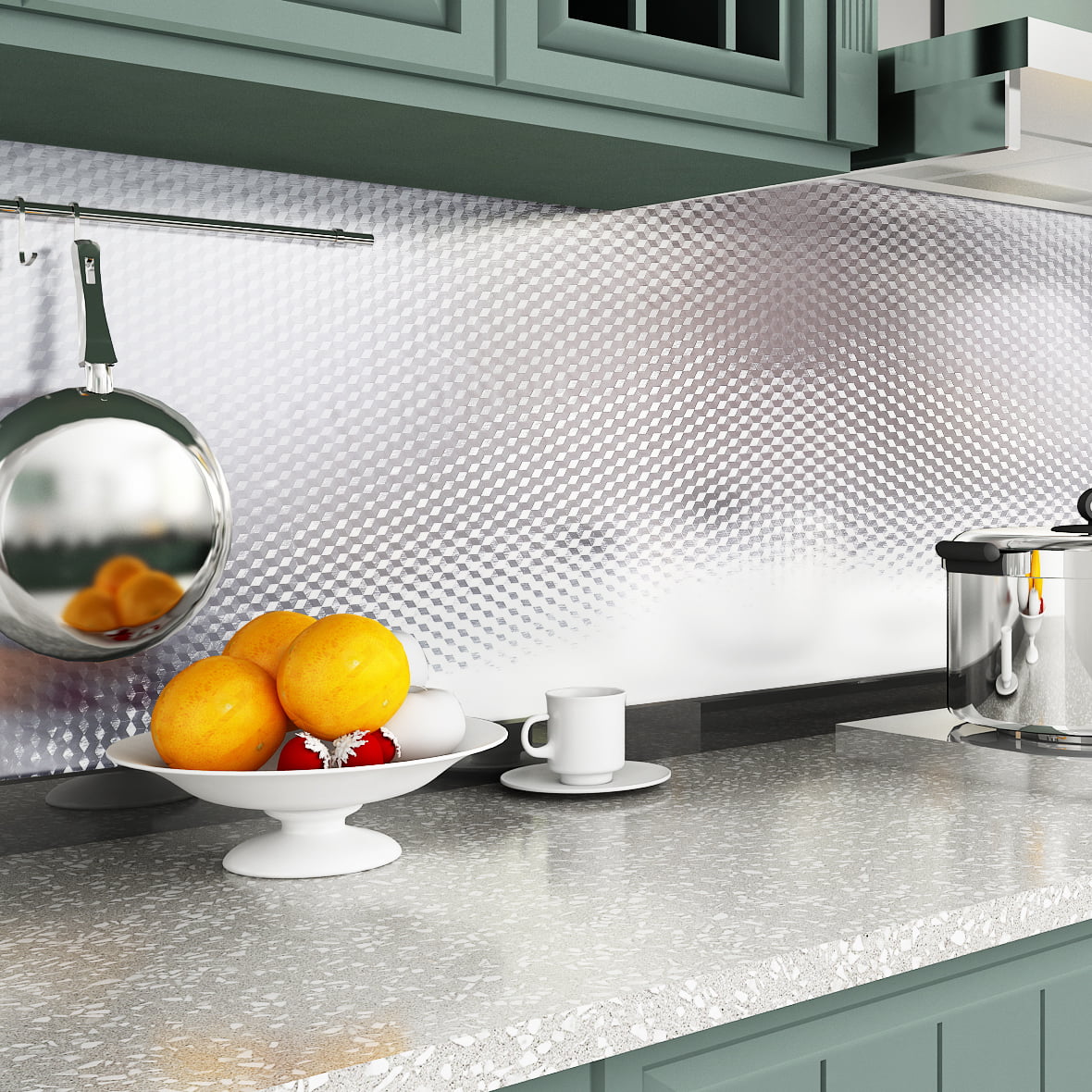 Stainless Steel Contact Paper For Countertop Waterproof - Temu