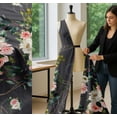 thumbnail image 5 of Soimoi Cotton Voile Fabric Leaves & Ranunculus Floral Fabric Prints By Yard 56 Inch Wide, 5 of 7