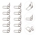 thumbnail image 4 of 10Pcs Trumpet Watergate Key Springs Drain Clique Trumpet Accessories (Silver), 4 of 8