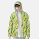 thumbnail image 2 of Fotbe Fresh Sweet Corn Chaqueta con Protección Solar UPF 50+ para Hombre y Mujer, Camisa con Capucha y Bolsillos-Large, 2 of 7