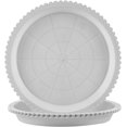 thumbnail image 1 of 5 platillos redondos para plantas para macetas, platillos de plástico para macetas, platillos para plantas para sostener gotas de agua (20 cm, blanco) JFHHH pequeña, 1 of 5