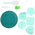 thumbnail image 3 of 1 juego de moldes para bolas de arroz, moldes para onigiri con dibujos animados, moldes para sushi, moldes para bolas de arroz, 3 of 7