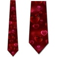 thumbnail image 2 of Valentine's Day Ties Mens Hearts Necktie by Three Rooker, 2 of 4