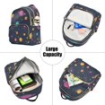 thumbnail image 5 of Colorful Planets Cute Quilted Backpack Fashion Daypack Commuter Bag for Women 8.5 L, 5 of 7