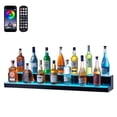 thumbnail image 1 of Expositor VEVOR para botellas de licor con iluminación LED, 2 niveles, 122 cm, con, 1 of 9