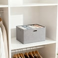thumbnail image 4 of Fabric Storage For Home Organization Small With Handles Foldable Cube Organizer For Shelves And Closet, 4 of 7