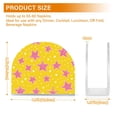 thumbnail image 4 of Yayeee Napkin Holder for Table Kitchen Paper Tissue Organization, Big Pink Stars Pattern, 4 of 8