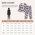 thumbnail image 4 of Naloa Lilies Flowers Pajamas for Women Set, Womens Pajama Sets, Lounge Sets for Women, 2pjs for Women-XX-Large, 4 of 7