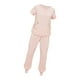 thumbnail image 1 of Uniforme de enfermera jinwen conjunto rosa manga corta, 1 of 8