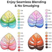 Ohuhu Alcohol Markers 320 Colors - Chisel & Fine Double Tipped Art Markers