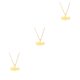 thumbnail image 3 of Collar de acero inoxidable Minnieouse Color dorado, 3 of 6