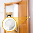 thumbnail image 3 of Door Stoppers for Wall with Strong Back Adhesive,No-Falling Round Door Knob Wall Protectors,Quiet, Shock Absorbent Silicone Door Knobs for Home, Bathroom,Office, 1 Pieces (Round Clearly), 3 of 8