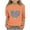 Orange, variant on ZQUUVOU Boys Girls Hearted Print Tee 3/4 Sleeve Round Neck Valentines Pullover Casual Shirts for Children Burgundy