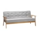 thumbnail image 3 of Sillón Sofá Silla,Muebles de Decoración de Diseño para El Hogar de Simple,Fila de Sofás de Diseño Vintage para Adultos para Apartamento,Villa gris, 3 of 8