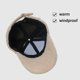 thumbnail image 3 of Gorro de invierno con agujero para cola de caballo para mujeres y hombres, para viajes al aire libre, de piel sintética, con retazos de lana de cordero, gorra de béisbol, 3 of 5