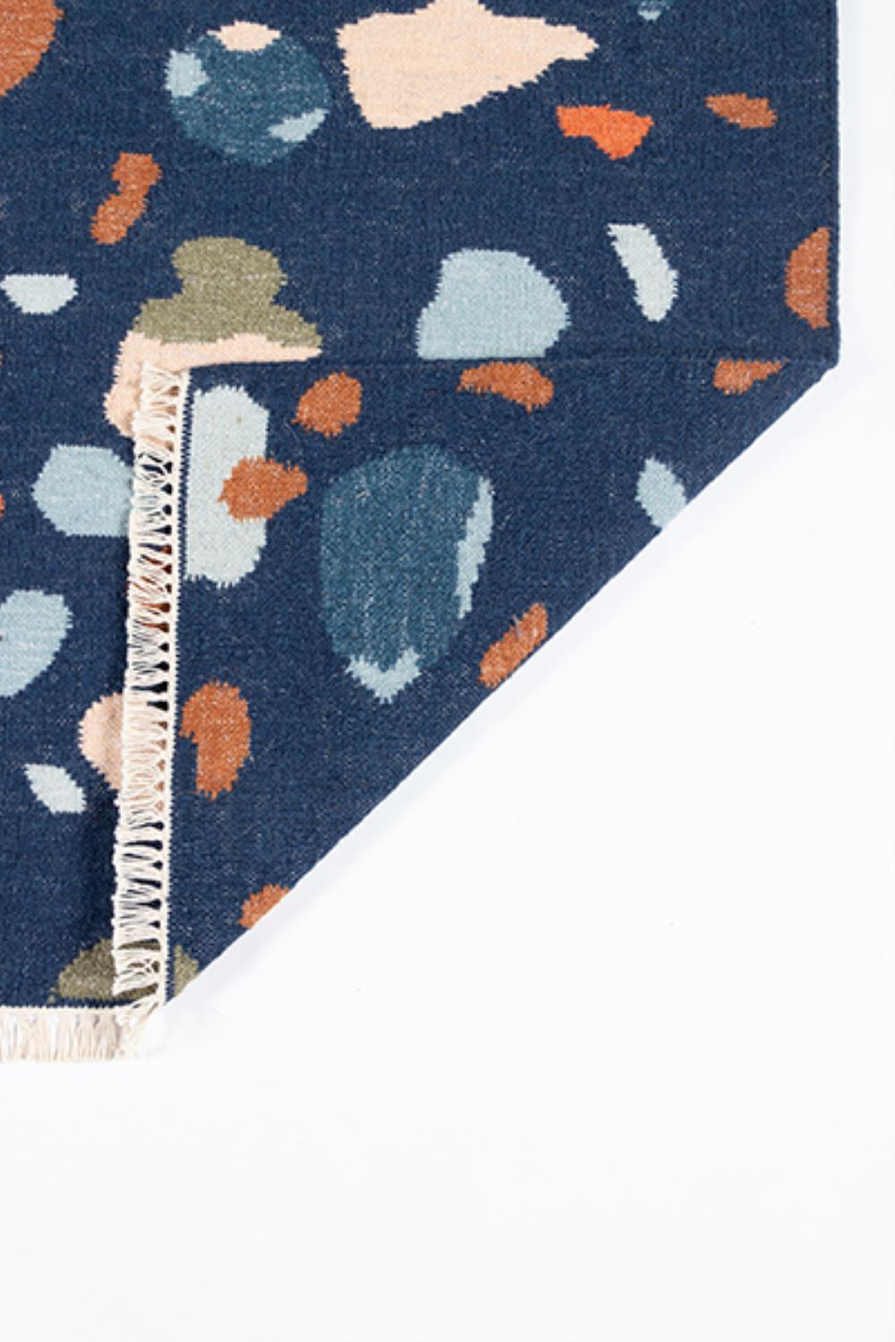 Momeni Abstract Contemporary Area Rugs, Blue