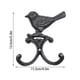 thumbnail image 3 of Ganchos De Hierro 1Pcs Iron Birds Double Hook Village Style Fence Decoration Practical Hook for Farmhouse Kitchen and Balcony Storage 5.3x4.5x1.5" JASKFLY, 3 of 8
