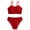 Red, variant on Zanarzt Little Girl Two Piece Bathing Suit Girls Swimsuit Tankini Swimwear 2 Piece Bathing Suit Swimsuits for Teens Blue,11-12 Years