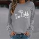 thumbnail image 1 of Puntoco Mujeres Casual Manga Completa Cuello Redondo tops Camisas Sueltas Blusa Estampado de Sol y Luna Sudadera Gráfica Puntoco Puntoco-5681, 1 of 6