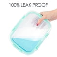 thumbnail image 4 of YARYOUNG 10 Pack Glass Food Storage Containers, Glass Meal Prep Containers with Lids, Leak Proof, Microwave & Freezer Safe, 4 of 8