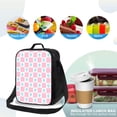 thumbnail image 4 of Lsque Checkerboard With Snowflake Lunch Bag Lunch Box for Women Men Reusable Insulated Lunch Tote Bag,Leakproof Thermal Cooler Sack Food Handbags Case High Capacity, 4 of 9