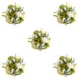 thumbnail image 2 of Bewildely Fiesta de boda Evento Ramo de flores artificiales Oficina en casa Hotel Interior Simulación Flores falsas Dormitorio Patio Verde Type2 NO2, 2 of 6