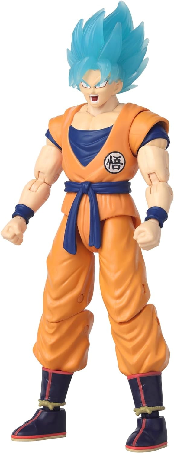 Dragon Stars Series - Dragon Ball Super - Super Saiyan Blue Goku, Power Up Pack 6.5" Action Figure Set