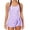 Lavender Purple Daisy Floral, variant on Aideaone Girl One Piece Swimdress Swimsuits Adjustable Straps Bathing Suit with kirt Tummy Control Swim Dresses Size 10-16