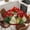 Red, variant on Black Christmas Round Tablecloth, Fitted Table Cover with Elastic for 36"-44" Round Tables, Xmas Tree Snowflake Farmhouse Table Cloth Outdoor Indoor Dinning Party Waterproof Tablecloths