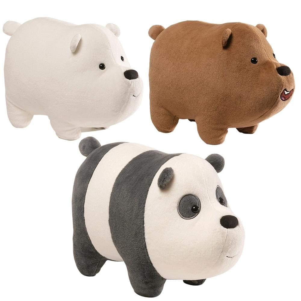 Gund - 5 x 3.5 Inch Magnetic Stackable Set of 3 Plush Toys, Materials: Polyester Blend By We