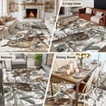 thumbnail image 5 of 5'x8' Area Rugs, Country Owl Indoor Outdoor Area Rug for Living Room Bedroom, Farmhouse Sping Floral Botanical Postmark Washable Bathroom Rugs Kitchen Floor Carpet Mats Home Decor Aesthetic, 5 of 8