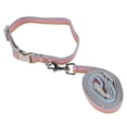 thumbnail image 3 of ZOUSSIQI Dog Collar and Leash Set Adjustable Polyester Cotton Pet Collar and Traction Rope for Dog WalkingPink M CW1111#155, 3 of 13
