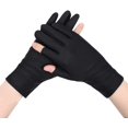 thumbnail image 1 of Femmes Hommes Gants Sans Doigts Gants d'Été Antidérapants UV Protection Solaire Gants Demi-Doigt Écran Tactile en Plein Air Conduite Gants de Pêche Gants de Randonnée Cyclisme Gants UPF 50+, 1 of 6