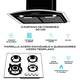 thumbnail image 2 of FLINE | Combo parrilla de gas y campana extractora 60 cm | Pared Botones | Negra |OS4AA60, 2 of 5