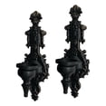thumbnail image 3 of QSTDGVPW 2 Pieces Candle Holder Candle Stand Candlestick for Living Room Home Desktop Black, 3 of 9