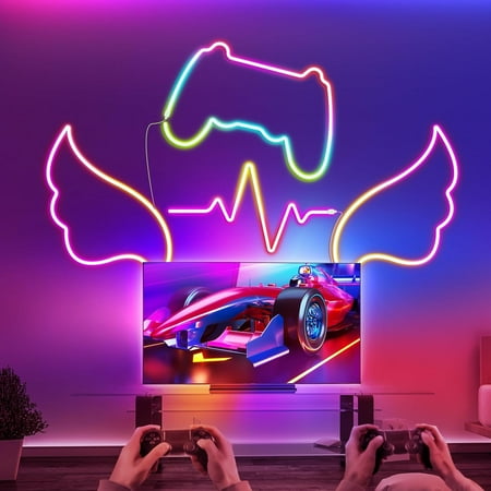 Linkind - Neon Rope Lights 120" with Music Sync - Multicolor