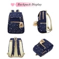 thumbnail image 4 of Set de mochilas de Lona con estampado de estrellas Bansusu para niñas adolescentes, 4 of 7