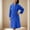 Blue, variant on Women Flannel Robe, Knee Length Soft Warm Bathrobe Absorbent Towel Nightgown Winter Soft Housecoat with Pockets New Sleepshirts Plus Size Pinks XXL