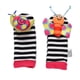 thumbnail image 4 of 1 Pair Baby Wrist Rattles and 1 Pair Socks Rattles Set Educational Development Plush Toys Baby Gift, 4 of 4