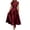 Wine 10, variant on Karymi Easter Dresses for Women 2026 Solid Split V Neck Cap Sleeve Long Dress, Flared Swing A-Line Elegant Wedding Guest Bridesmaid Formal Party Gown Womens Dresses